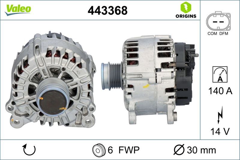 ALTERNATÖR VW GROUP TG14C127 | OEM:05E903027-05E903027X