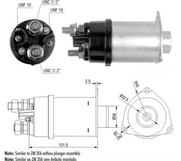 12V 37MT-42MT CUMMINS-DEV FATIH SDE-0456-SS-192 | OEM:SDE-0456-SS-192