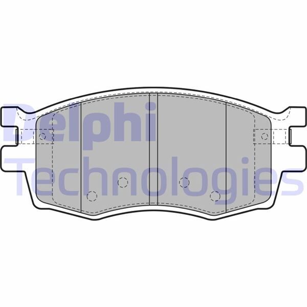 ÖN FREN BALATA HYUNDAI ACCENT ERA 1.4L 1.6L benzinli 06-10 1.5L CRDi dizel 06-> / İ20 1.4L D4FC CRDi dizel 08-> / KIA RIO 1.4L 1.6L benzinli 05-> 1.5L CRDİ 06-> | OEM:581011GE00-581011JA10-581011GA00