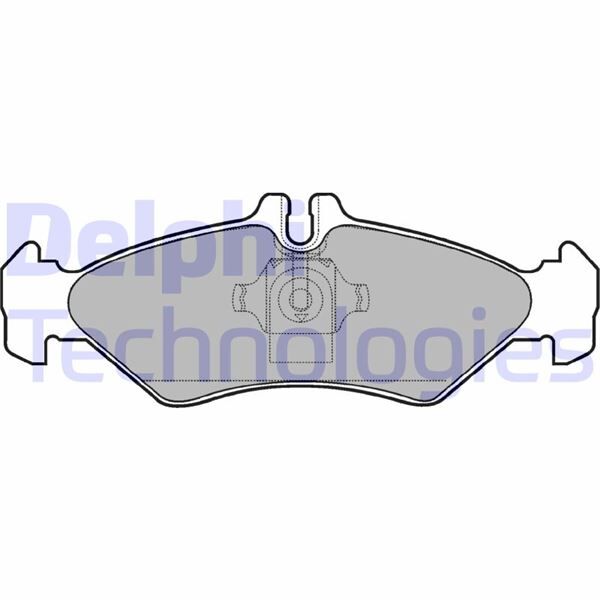 FREN BALATASI ARKA MERCEDES SPRINTER B901>B904 . VW LT 28-35-46 KULAKLI KUCUK TIP | OEM:A0024206920-2D0698451A