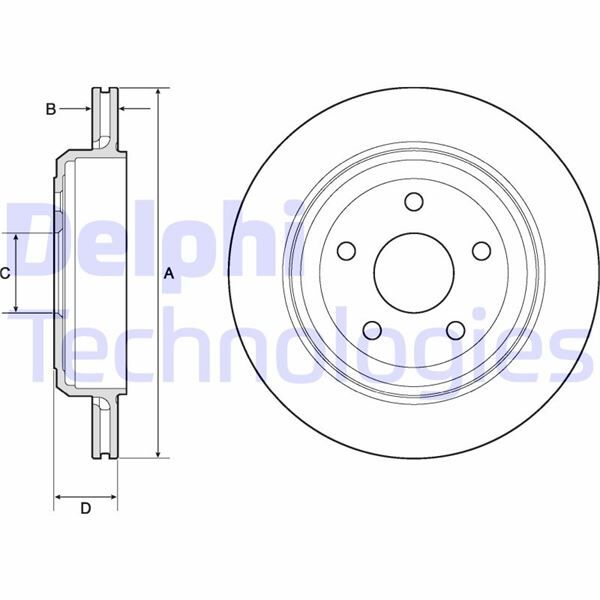 FREN DİSKİ ARKA GRAND CHEROKEE IV 13> | OEM:68035022AB-68035022AC-68035022AD