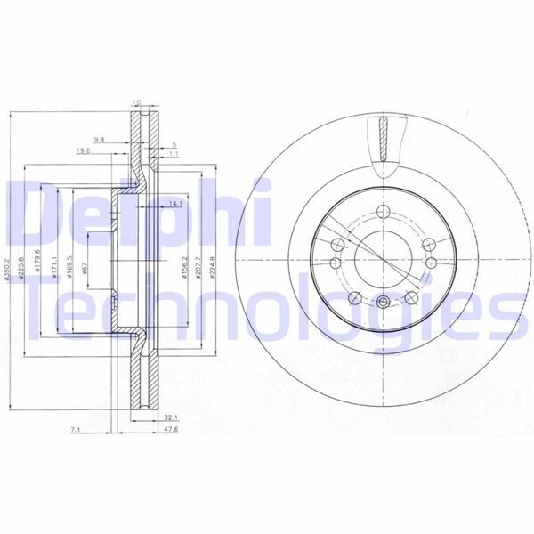 FREN DISKI ON 4-matic MERCEDES W164 X164 W251 | OEM:A1644211412