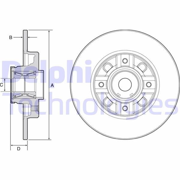 ARKA FREN AYNASI PEUGEOT P308 07>14 CITROEN C4 09>16 DS4 16>18 249x9x4DL PORYALI | OEM:4249.66-4249.65