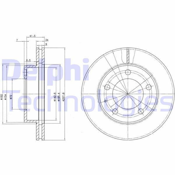 FREN DİSKİ ÇİFTLİ PAKET . DELİKLİ ÖN FORD // MAZDA; PROBE // 626. MX-6. PREMACY. XEDOS 08/1991 > | OEM:3395510-3958455-F32Z1125A
