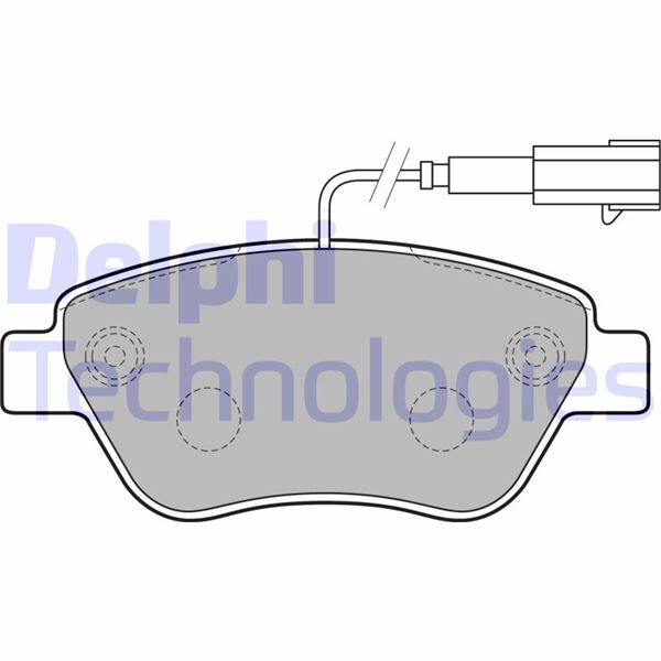FREN BALATASI ÖN FIAT PUNTO. PUNTO EVO 1.2. 1.3JTD. 1.4 09/10>