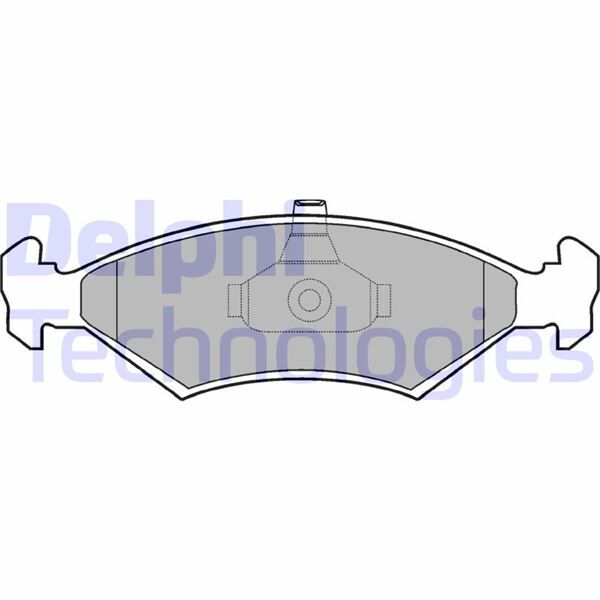 FREN BALATASI ÖN FORD COURİER. FİESTA. FİESTA VAN. PUMA / MAZDA 121 95> | OEM:5012759121665