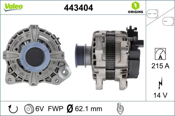 ALTERNATÖR VOLVO 2.0 Ti | OEM:125812037-125812038-125812075