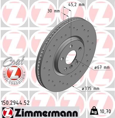 FREN DİSK DELİKLİ | OEM:34106864133