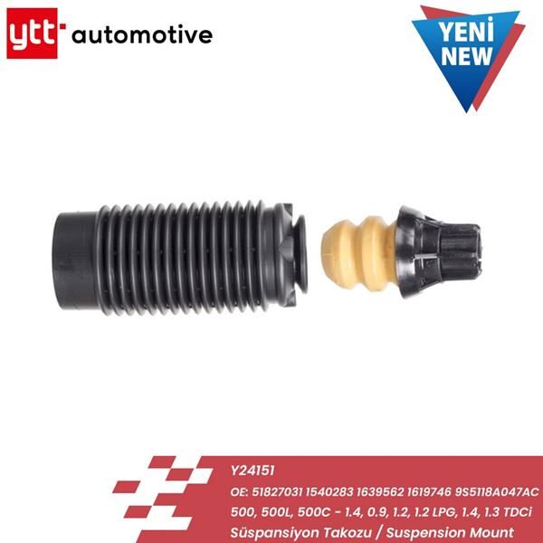 SÜSPANSİYON TAKOZU KÖRÜKLÜ 500-500L-500C 1.4-0.9-1.2-1.2 LPG-1.4-1.3 TDCi | OEM:51827031-1540283-1639562