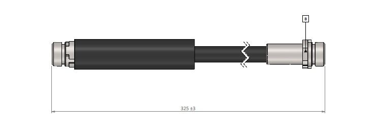 FREN HORTUMU arka 2 DY 03-.. | OEM:D35043810B-D35043810C