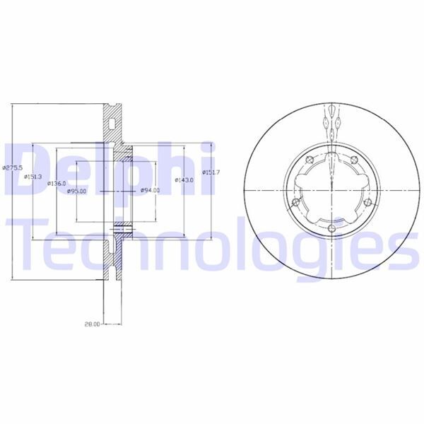 FREN DİSKİ ÇİFTLİ PAKET . DELİKLİ ÖN NISSAN // RENAULT; CABSTAR // MAXITY 09/2006 > | OEM:40206MB600