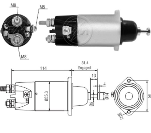 24V MITSUBISHI BUS-FUSO-TRUCK | OEM:M371X20171
