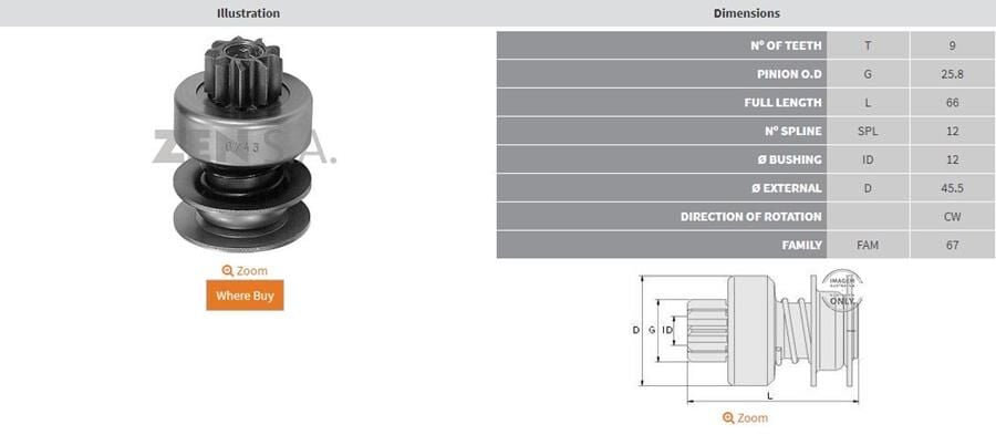 9 DIS OPEL ASCONA-KADETT C | OEM:UMD-5574-3471040-3471490