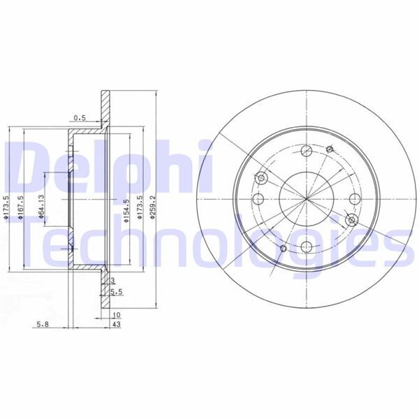FREN DİSKİ ÇİFTLİ PAKET . DELİKSİZ ARKA HONDA // ROVER GROUP; ACCORD. CIVIC // 618. 620. 623 1990> | OEM:42510SM4950-42510SMA950-42510SN7000