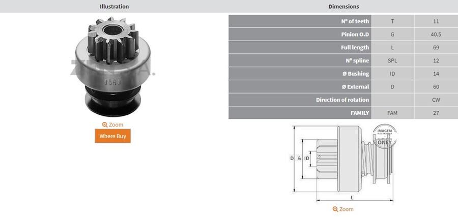 11 DIS NISSAN PATROL DIZEL | OEM:23312J2003
