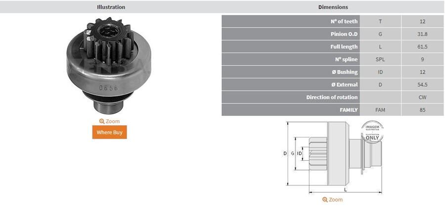12 DIS RENAULT 18-20-21-25-30-TRAFIC DIZEL | OEM:182047-185182-594245