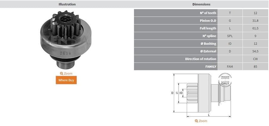 12 DIS RENAULT 18-20-21-25-30-TRAFIC DIZEL | OEM:182047-185182-594245