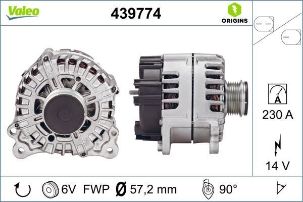 ALTERNATÖR Porsche Cayenne 3.0D 13-14 | OEM:059903023L-059903023L-059903023L