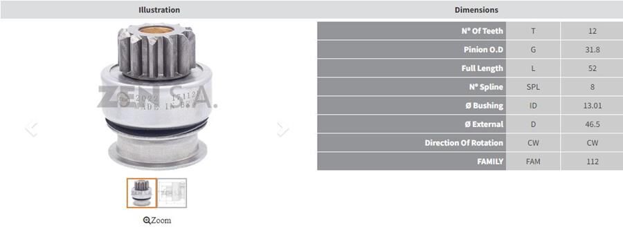12 DIS CHYRSLER CRUISER 2.2 CRD-JEEP GRAND CHEROKEE 2.7 CRD-MITSUBISHI CARISMA 1.9-LAGUNA 1.9 DCI | OEM:M191T94571-333127-SDM3127