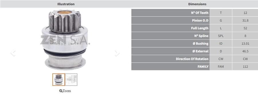 12 DIS CHYRSLER CRUISER 2.2 CRD-JEEP GRAND CHEROKEE 2.7 CRD-MITSUBISHI CARISMA 1.9-LAGUNA 1.9 DCI | OEM:M191T94571-333127-SDM3127