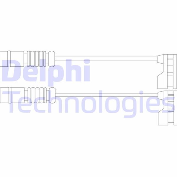 FREN İKAZ KABLOSU ÖN MERCEDES CLK320. CLK430. CLK55. E430 06/97>