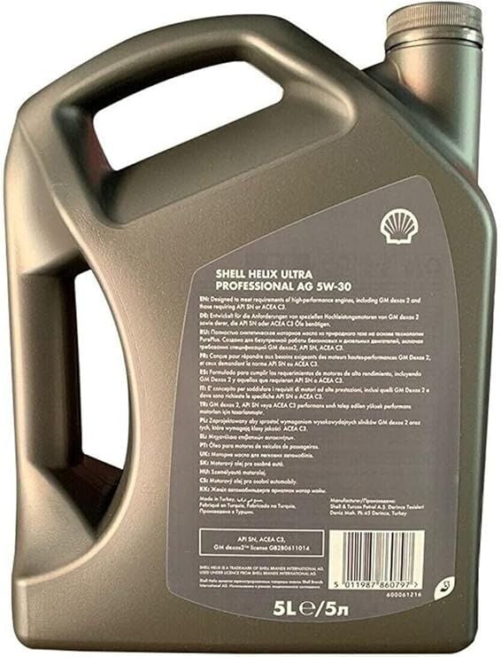 Shell Helix Ultra Professional AG 5W-30 5 lt Motor Yağı