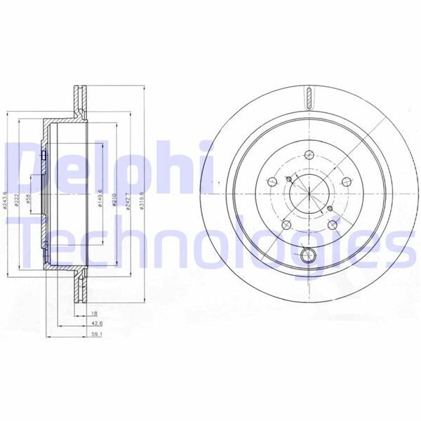 FREN DİSKİ ÇİFTLİ PAKET . DELİKLİ ARKA SUBARU TRIBECA 01/2005 > | OEM:26700XA00A