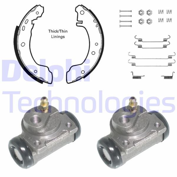 FREN PABUÇ KİTİ ARKA NISSAN PRİMERA 02/90>05/96