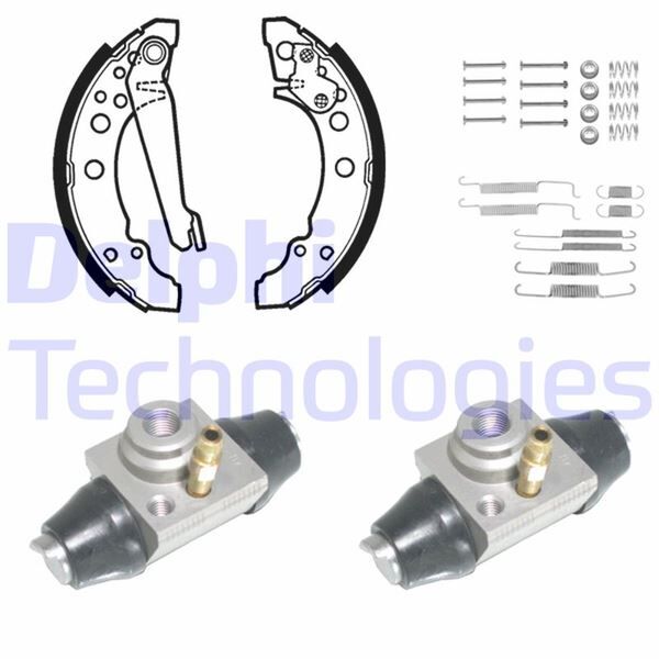 FREN PABUÇ KİTİ ARKA VW POLO 10/94>10/01
