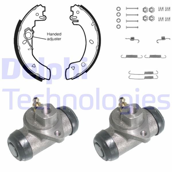 FREN PABUÇ KİTİ ARKA FORD COURİER. FİESTA 02/89>97