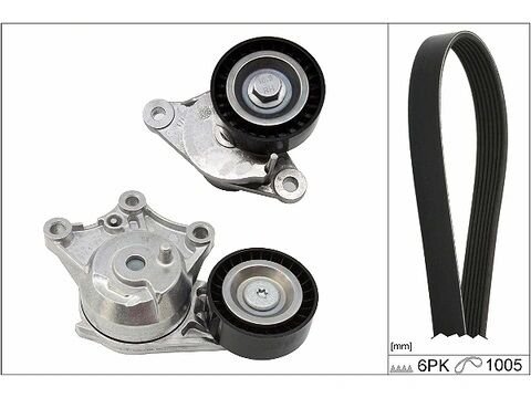 Belt Tensioner. V-ribbed belt | OEM:1613255480-9803757580