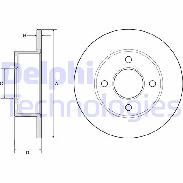 FREN DİSKİ ÇİFTLİ PAKET . DELİKSİZ ARKA AUDI 100. 80. 90. CABRIO. COUPE 08/1982 > 09/1998 | OEM:443615601