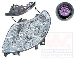 FAR SİNYAL SOL MOTORLU BOXER-JUMPER-DUCATO 06-14 H1 H7 7 FİŞLİ | OEM:1369497080