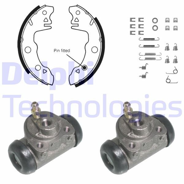 FREN PABUÇ KİTİ ARKA RENAULT 4. 5 09/80>12/85