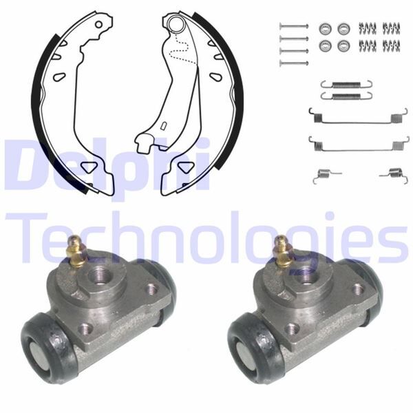 FREN PABUÇ KİTİ ARKA FIAT PUNTO. PUNTO VAN / LANCIA YPSİLON 07/93>09/03