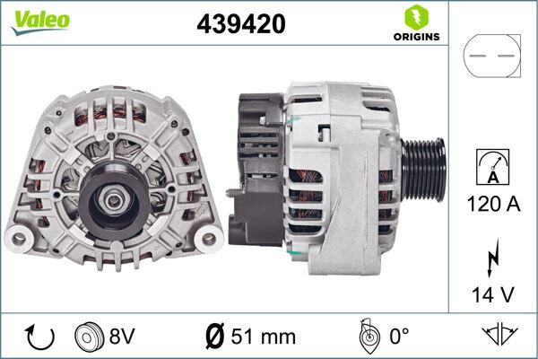 ALTERNATÖR MERCEDES | OEM:A1121540202-1121540202
