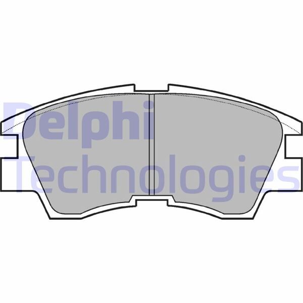 ÖN FREN BALATA MITSUBISHI L200 2.5L 4D55 4D56 8v K14T 4x2 4x4 86-98 / L300 2.5L 4D56 8v P15V PANELV AN 86-> | OEM:MB500816-MR389523-MB699087