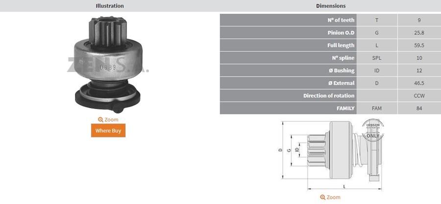 9 DIS VW KOMBI CCW | OEM:F000AL1152-F000AL1707