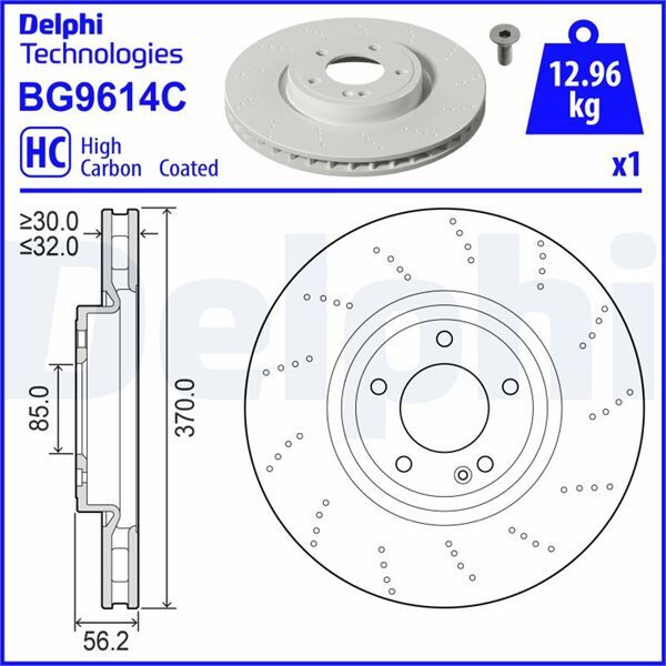 FREN DİSKİ TEKLİ PAKET - BOYALI. DELİKLİ | OEM:4634230000
