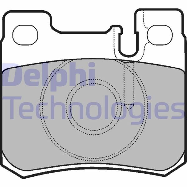 FREN BALATASI ARKA MERCEDES W202 W124 | OEM:A0024200120