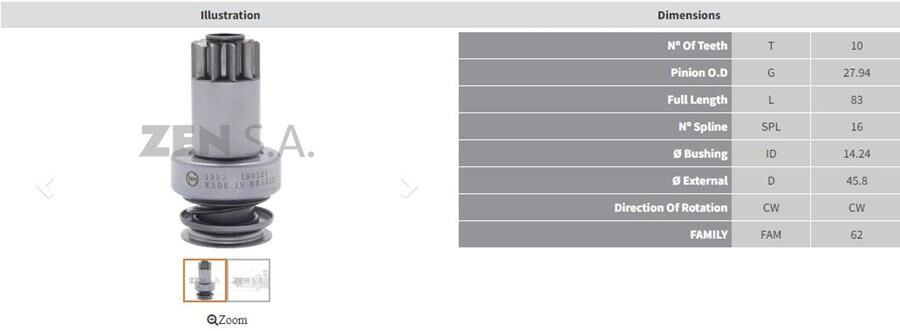 10 DIS LAND ROVER FREELANDER 3.2 4x4 2006-2014 | OEM:1006209835