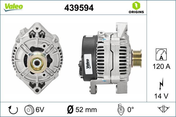 ALTERNATÖR OPEL | OEM:9201491-1204146-90443931