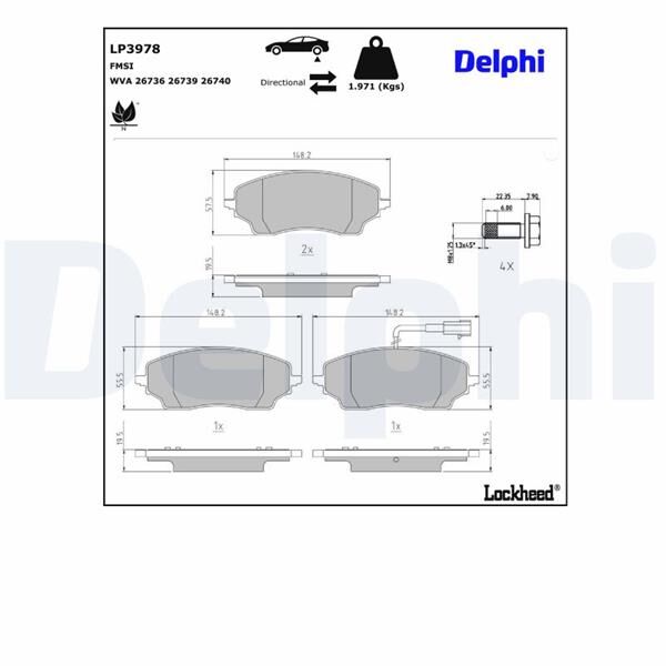 ARKA FREN BALATASI FIAT DUCATO DUCATO 28 DUCATO 30 DUCATO 33 DUCATO 35 DUCATO 40 E-DUCATO 07/2021> | OEM:77369092-77369187-77369188
