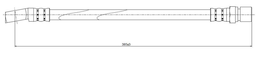 FREN HORTUMU ön Astra 1.2 1.3 80-82 | OEM:562320-90090773