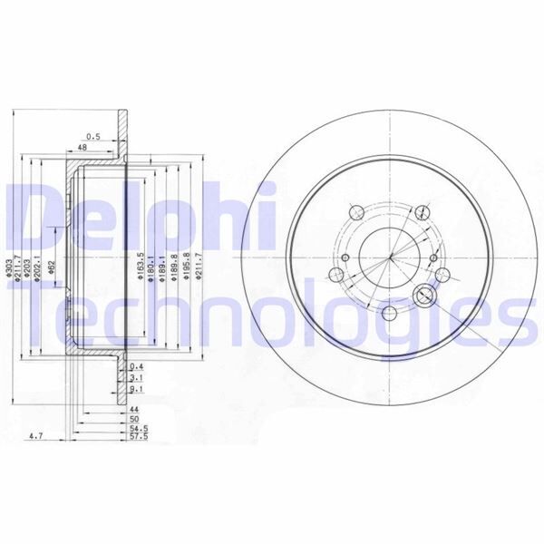 ARKA FREN DİSKİ DOLU TİP TOYOTA RAV4 2.0L 1AZ-FE ACA21 01-05 303 çap x 5 bijon - Takım disk fiya tıdır | OEM:4243142040-4243142041