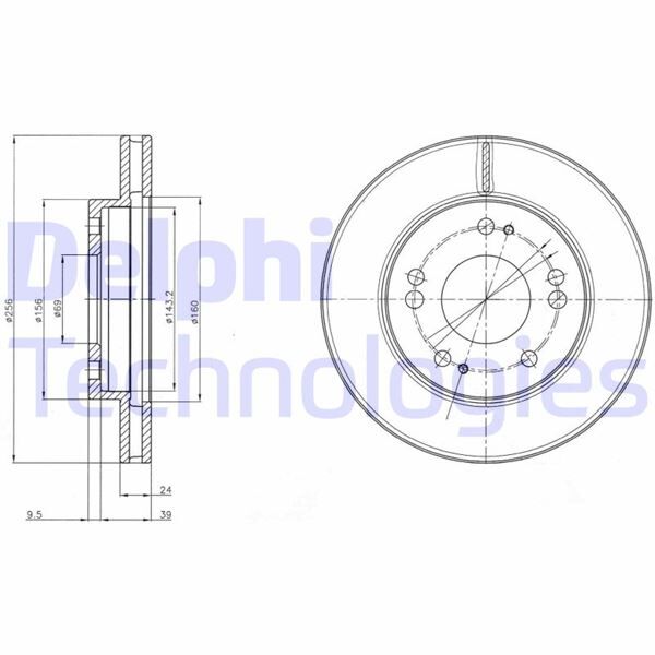FREN DİSKİ ÇİFTLİ PAKET . DELİKLİ ÖN HYUNDAI GRANDEUR 04/2005 > | OEM:5171237000