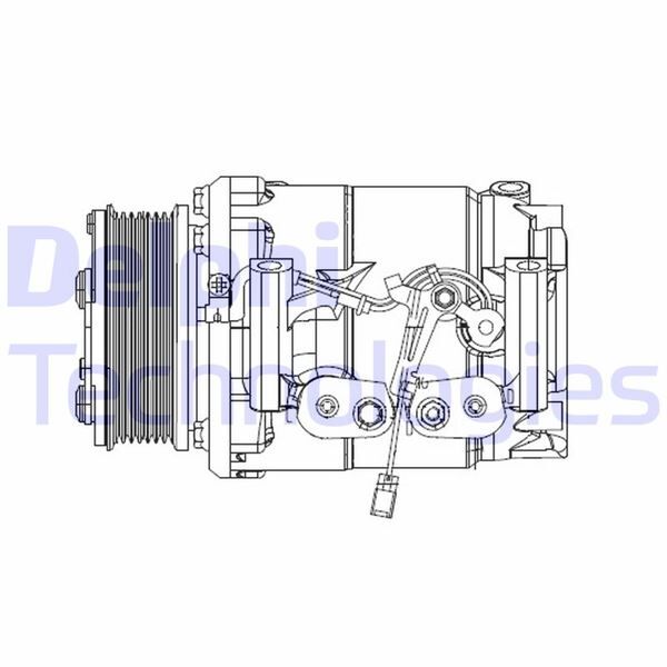 KLİMA KOMPRESÖRÜ HONDA CR-V 2.0L K20A4 RD8 kasa 02-06 12V - 7PK OLUKLU | OEM:38810PNB006
