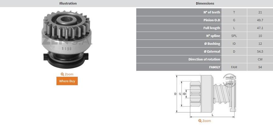 21 DIS FORD KA 1.3 | OEM:1006209652