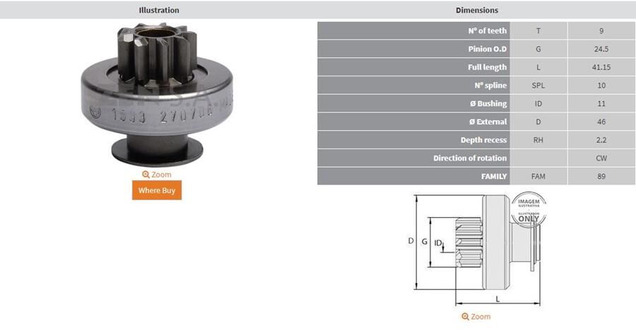 9 DIS FORD COURIER-ECOSPORT-ESCORT-FIESTA-FOCUS-KA-NOVO FIESTA 1.0L-1.6L | OEM:110424-494833