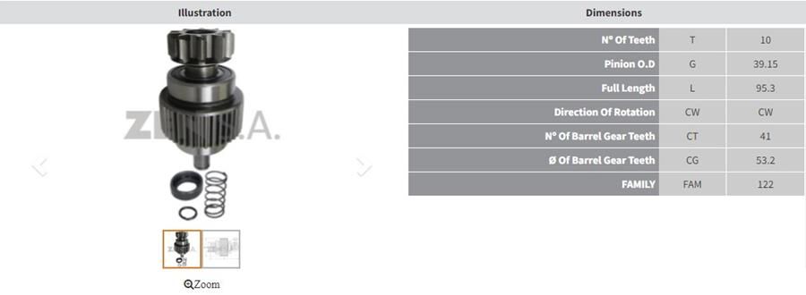 10 DIS NISSAN FRONTIER | OEM:S14413C-23300EB71E